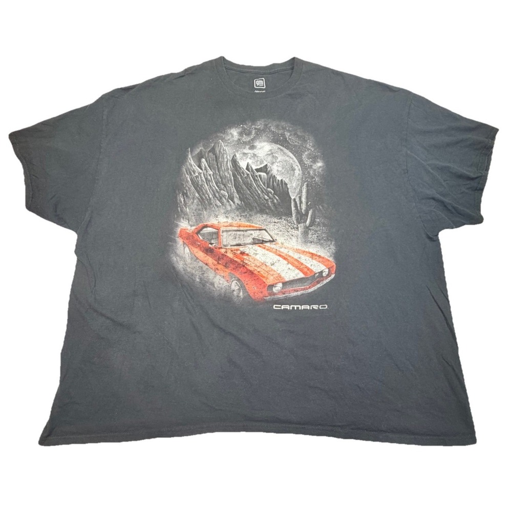 Chevrolet Camaro Moonlight Graphic T Shirt Black 5XL GM Licensed Muscle Car